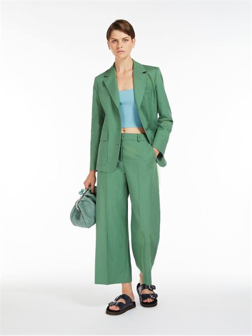 Blazer in canvas di misto lino MAXMARA WEEKEND | 2415041042600006